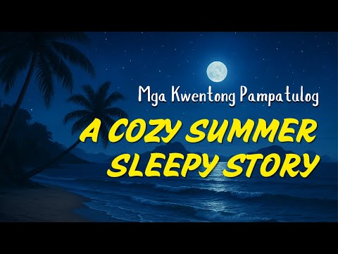 A COZY SLEEPY STORY ON THE BEACH | Bedtime Stories for Adults - Mga Kwentong Pampatulog