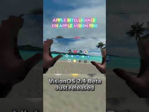 Vision Pro gets AI in VisionOS 2.4 Beta! Hello, @Apple Intelligence #ai #applevisionpro #technology