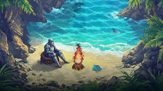Rest by the Ocean Campfire 🌊 | 3 Hours of Medieval Ambient Music for Sleep & Study