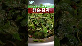 깻잎장 만큼이나 깨잎순김치도 진짜 맛있어요!   #깻잎 #깨순 #김치
