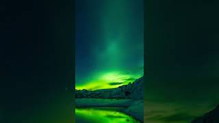 Aurora Borealis 💚         #chilloutmusic #loungevibes #relaxingbeats #shortsviral  #fypシ #youtube