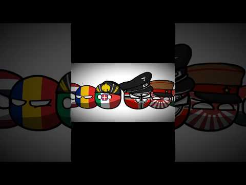 “Axis vs. The Allies” | Ib: @Lunicesse | #countryballs #edit