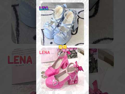 Lisa ou(or)Lena 🌸(P19) #lisa #choose #choselisaorlena #lisaoulena #shose #stitch #kuromi #cute