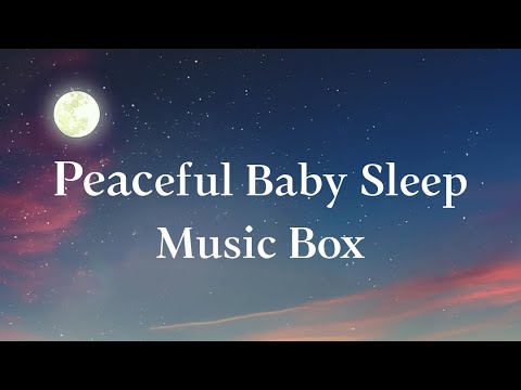Peaceful Baby Sleep Music | 3-Hour Canon Music Box Lullaby with Water Sounds