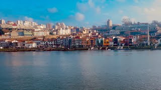 Peaceful Riverside View with Gentle City Ambience | Relaxing Sounds for Sleep & Focus