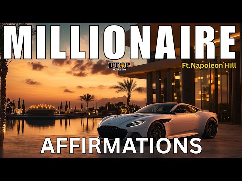 MILLIONAIRE POSITIVE Affirmations & Visualization | Ft.Napoleon Hill | Force Yourself To Take Action