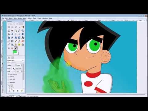 Doodling a Danny Fenton Background