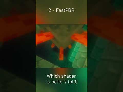 Which Shader Is Best pt3 #minecraft  #trend #shaders