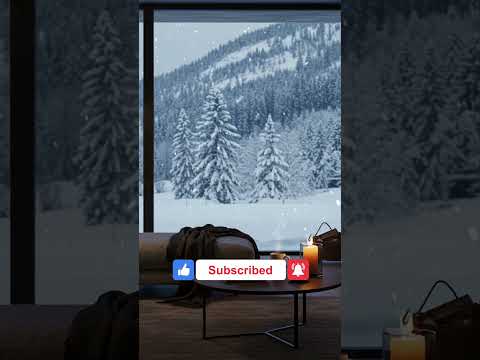 Cold Winter Fireplace Relaxation | Jazz & Piano for Deep Focus & Studying #relax #chillmusic