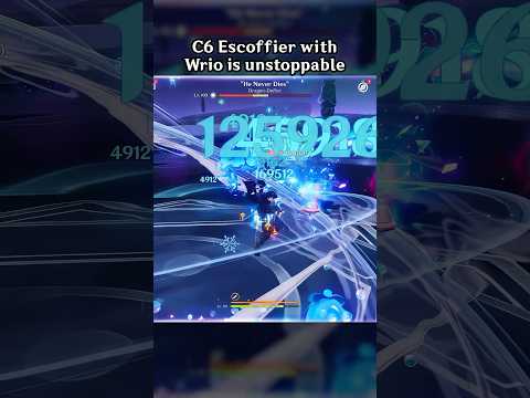 C6 ESCOFFIER WITH WRIO IS UNSTOPPABLE