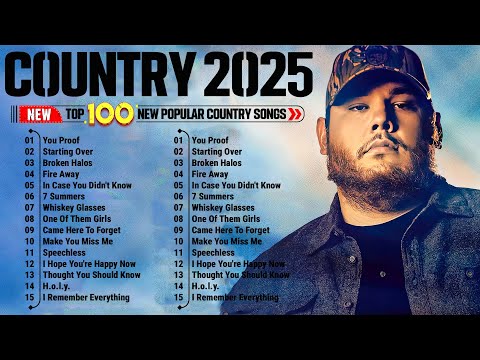 Country Songs 2025 - Luke Combs, Jason Aldean, Morgan Wallen, Luke Bryan, Chris Stapleton,