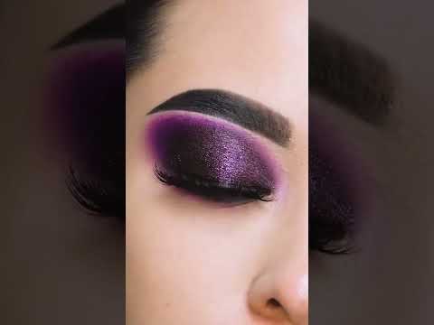 #shorts Glitter Purple Makeup #lifestyle #beauty #makeup