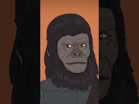 "You finally made a monkey out of me..."  #animation #planetoftheapes