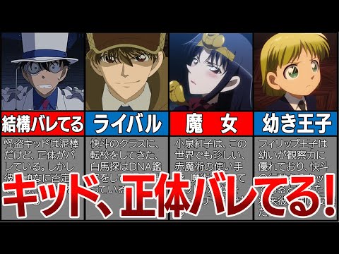 【必見！】怪盗キッドの正体を知る人物たち！７選！【ゆっくり解説】