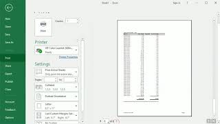 Printing Selected Rows or Columns on Every Page of an Excel Worksheet
