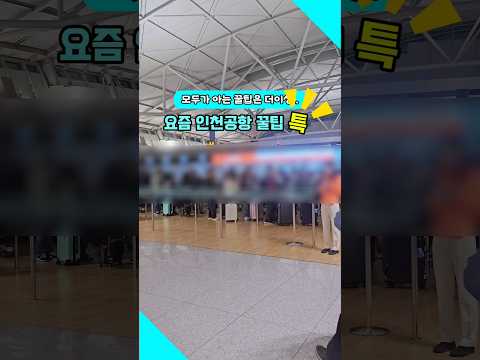 인천공항 이용 꿀팁?? 나도 알고 너도 알고 다 알면 꿀팁이 아니지🤣     #인천공항 #인천공항꿀팁 #셀프체크인 #스마트패스 #해외여행 #여행정보 #여행하는이나