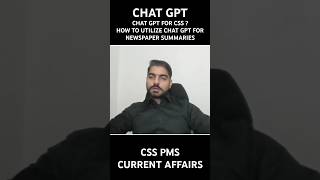 CHAT GPT FOR CSS #css2025 #css2026 #pms2025 #pms2026 #chatgpt #chatgptforstudy