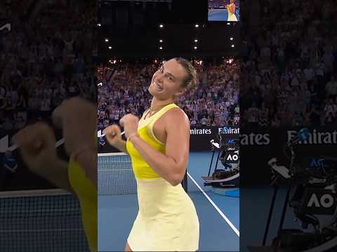 Aryna Sabalenka dance - Australian Open #sabalenka #ausopen #tennis