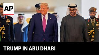 Trump arrives in Abu Dhabi after Qatar