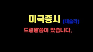 묘하게 돌아가는 미국증시 대응전략 #테슬라 #엔비디아