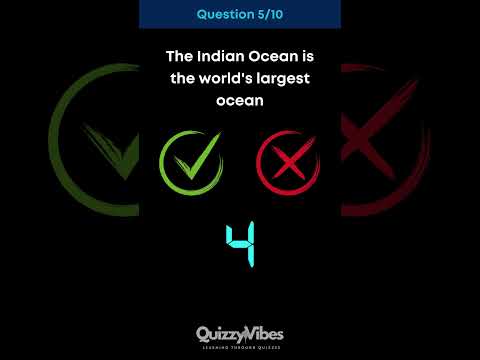 ✅ Geography TRUE or FALSE?! 🤔 Oceans, Countries & More! 🌊
