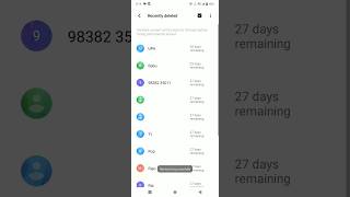 Delete number ko vapsh kaise laye 🔥 #viralvideo #techshorts