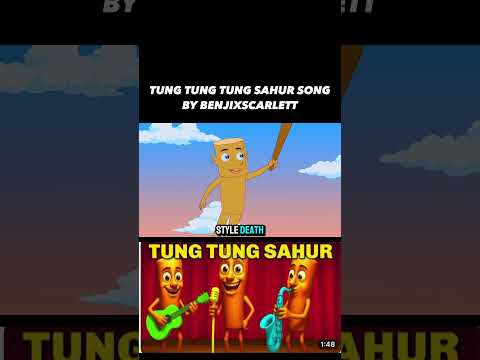 Tung Tung Tung Sahur Song Italian Brainrot Trend! BENJIxScarlett Animated Music Video 🎶