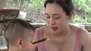 Stuck In The Mud While Catching Eels On A Muddy Lake, Covered In Mud_Ngan DaiLy Life