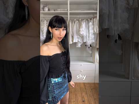 Let’s style this sequin mini skirt as a top #shorts