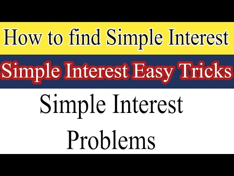 How to Find Simple Interest |Simple Interest Tricks|Simple Interest Problems|Simple Interest Formula