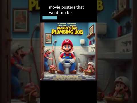movie posters went too far (mario edition)