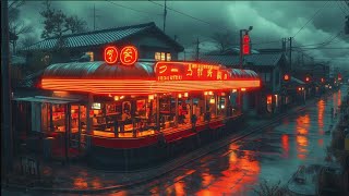 Retro Lofi Hip Hop Beats & Tokyo Cafe Nights 🌚 Chill Study Session & Soft Rain Ambience
