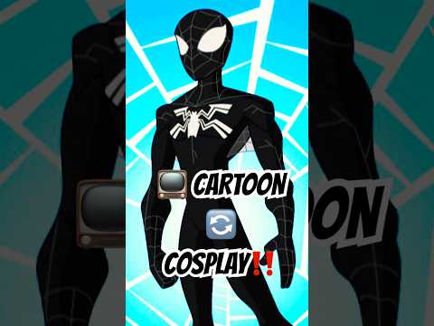 📺 Cartoon ➡️ Cosplay ‼️ #spiderman #marvel #shorts #animation