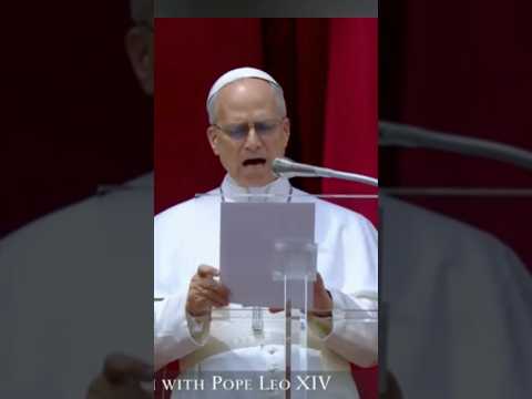 Regina caeli - Pope Leo XIV  #catholicchurch #reginacaeli