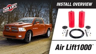 Install Overview: 60818 - Air Lift 1000 - Dodge Ram 1500