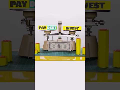 The simple math behind paying off debt versus investing #shorts
