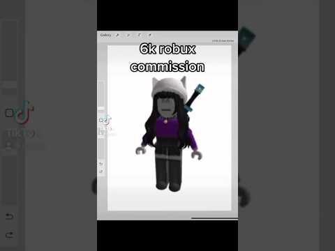 6k roblox art commission 😍 #roblox #robloxart
