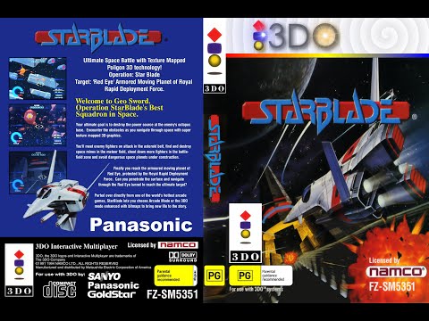Starblade 1994 - 4K Panasonic 3DO Longplay