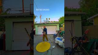 New trick Unlocked #skills #funny #tricks #circus #comedy #juggler #cage #basket #basketball