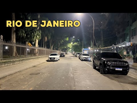 ALONE THROUGH THE STREETS OF RIO DE JANEIRO AT DAWN 🔥【4K】