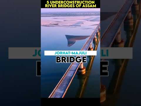 BRIDGES over BRAHMAPUTRA RIVER #YoutubeShorts #ViralShorts #Bridges