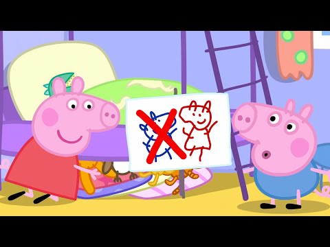 Peppa Pig Makes a Secret Hideout 🤫 | Peppa & George: Super Hide & Seek 🐽 | Tales | Full Episodes