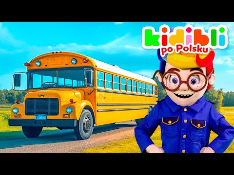 Dzieci bawią się żółtym autobusem | Dzieci udają, że się bawią ! ⛑ Kidibli