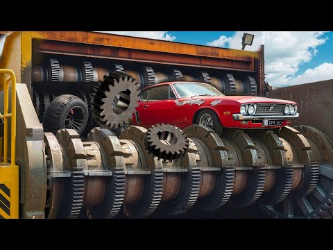 30 Most Insane Shredding & Crushing Machines That Obliterate Everything – Destroy Cars Fast #2
