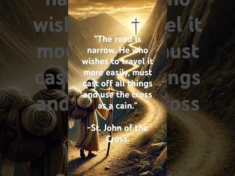 Take up your cross. #stjohnofthecross #carmelites #jesuschrist