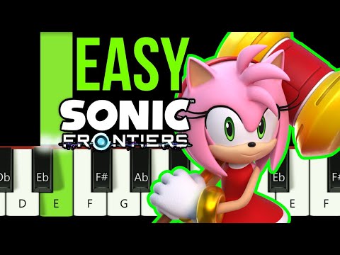 Sonic Frontiers - Amy's chapter theme EASY piano tutorial - Maybe If Amy Mvt.