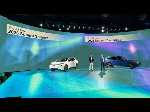 SUBARU SOLTERRA & TRAILSEEKER REVEAL AT NEW YORK (LIVESTREAM)