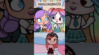 rainbow hair #avatarworld #tocaboca #tocalifeworld #shorts