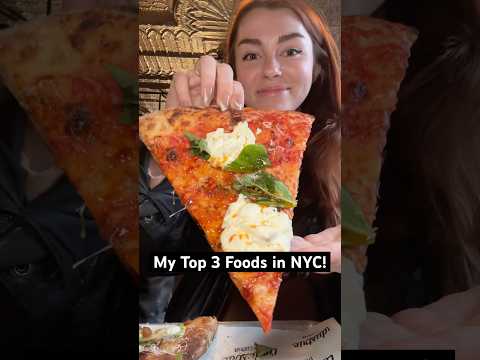 My top 3 favorite foods in NYC!! #foodie #nyc #eating #pizza #cookies #nycfood #newyorkcity