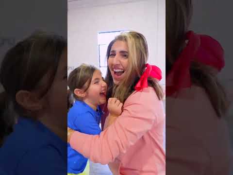 Mom Tries to Find Her Daughter Blindfolded! #shorts